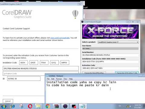 corel draw x7 keygen download